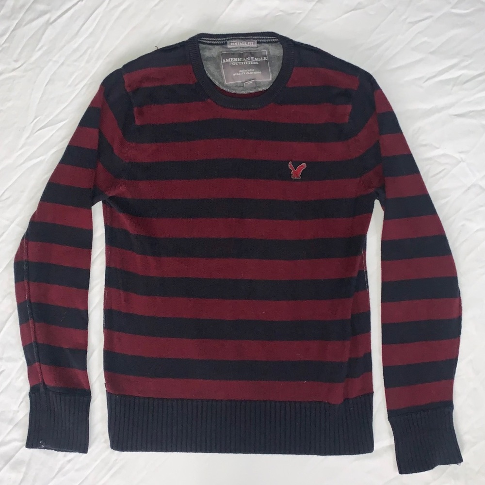 American Eagle Vintage Fit Striped Sweater